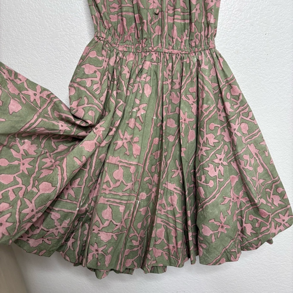 NWT Cleobella Flora Block Print Mini Dress - Picture 3 of 7